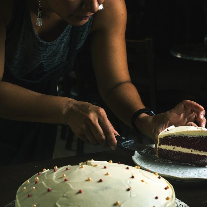 food photography for a bakery selling cakes