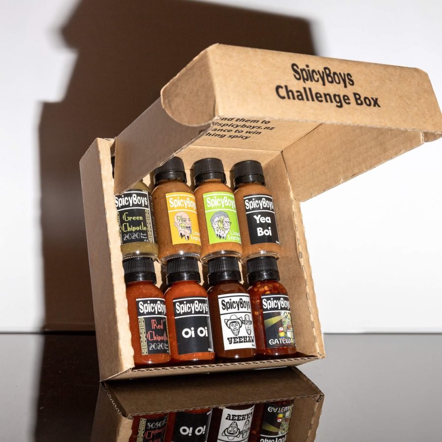 small sauces group in challenge box contrasty